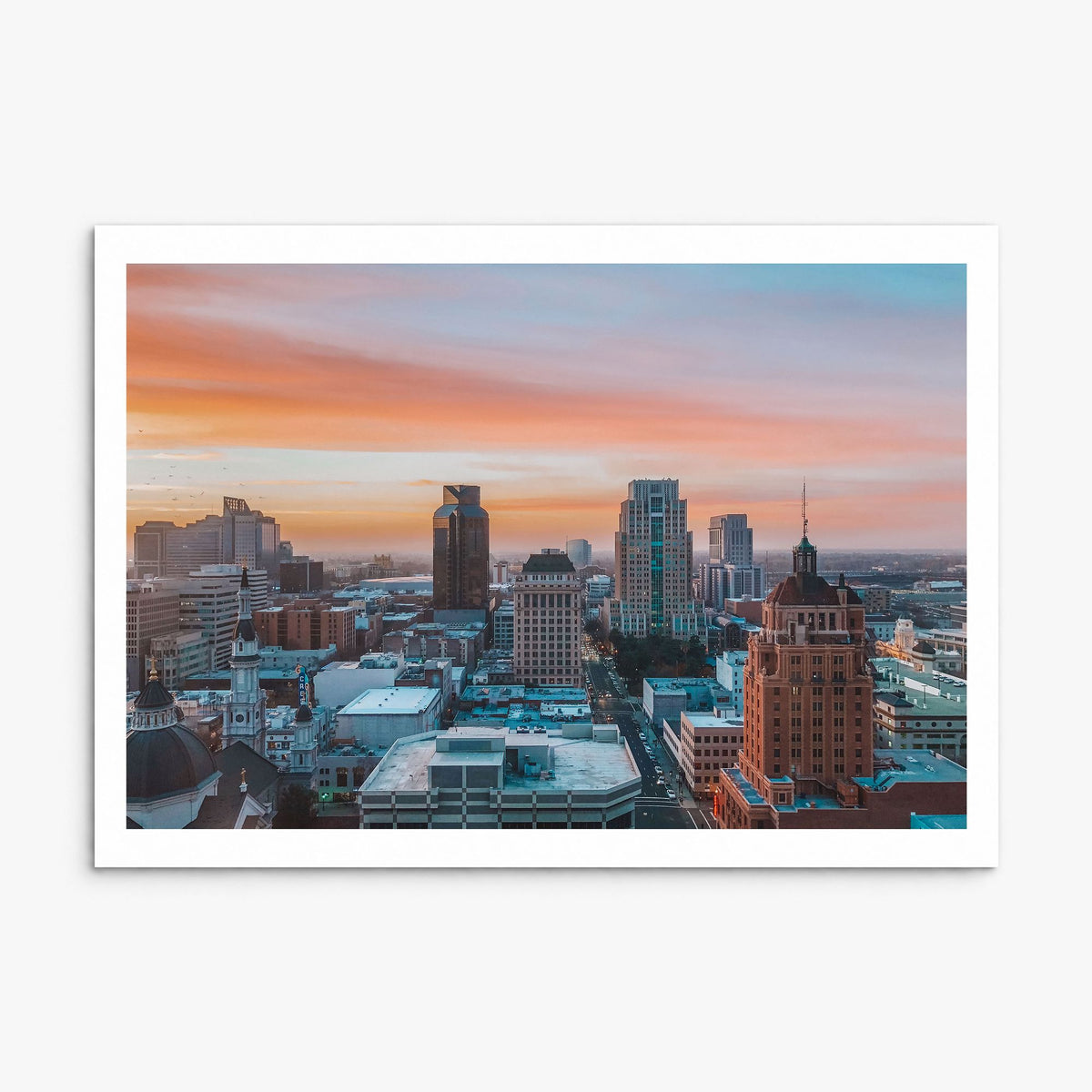 Sacramento Photo Poster, print only (unframed), white border