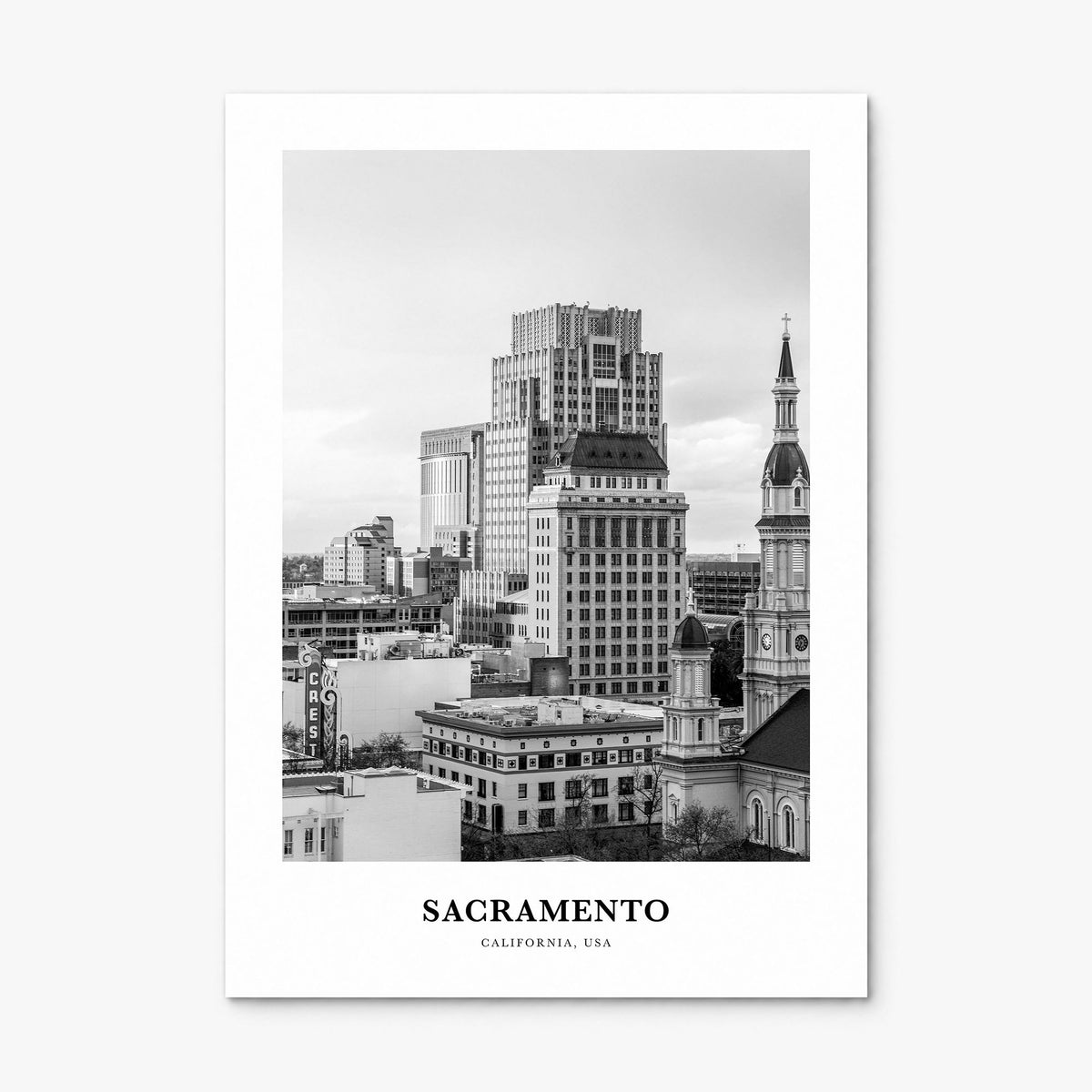 Sacramento Classic No 1 Poster, print only (unframed)
