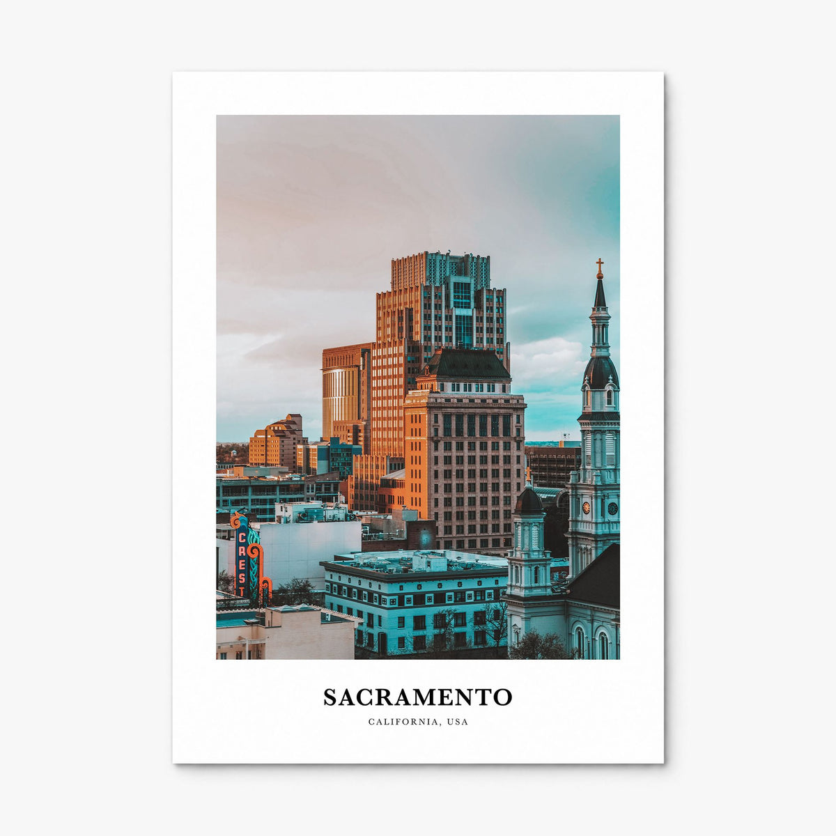 Sacramento Classic Poster, print only (unframed)