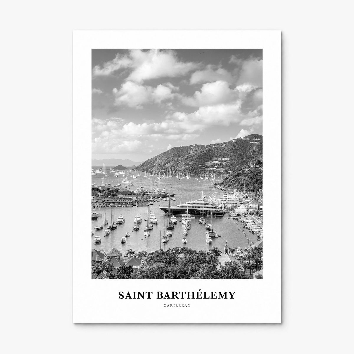 Saint Barthélemy Classic Poster, print only (unframed)