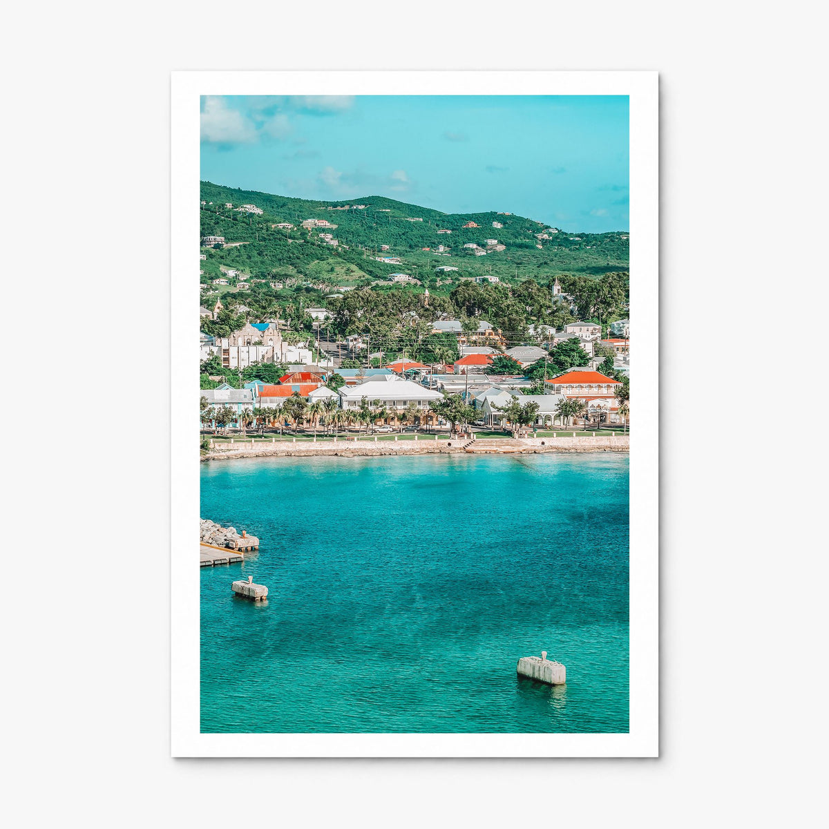 Saint Croix Photo Poster, print only (unframed), white border
