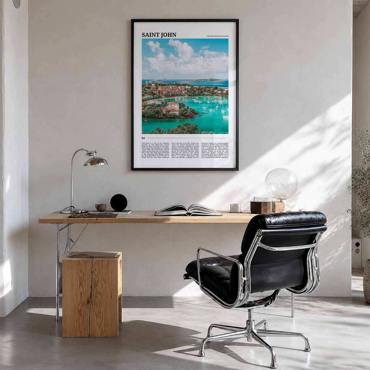 Saint John Travel Poster