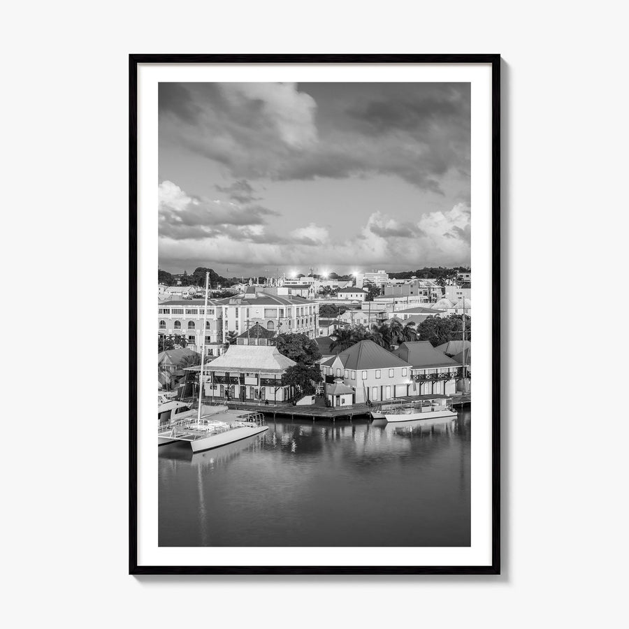 Saint John Photo Poster, framed poster mockup, white border