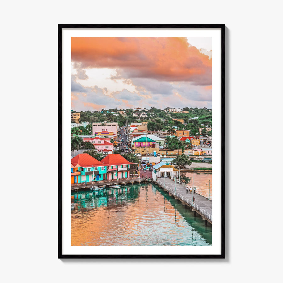 Saint John Photo Poster, framed poster mockup, white border