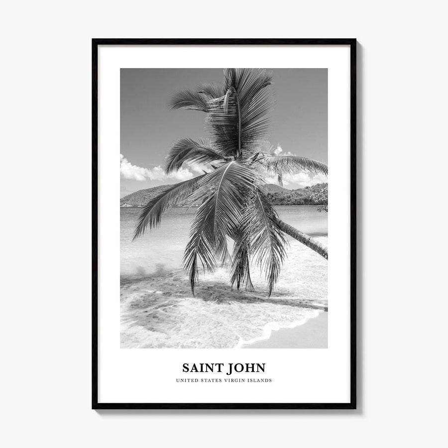Saint John Classic Poster, framed poster mockup