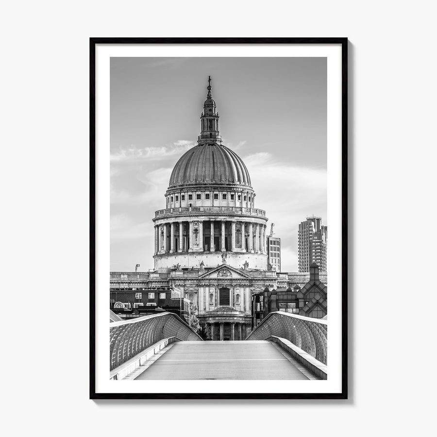 Saint Paul Photo Poster, framed poster mockup, white border