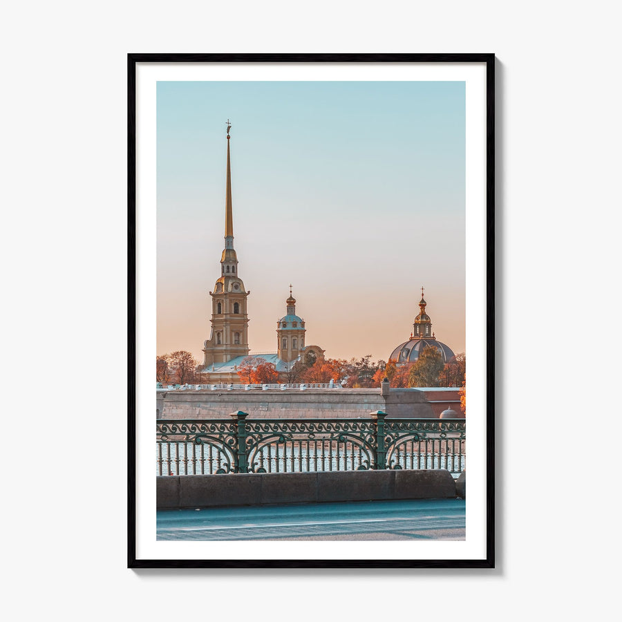Saint Paul Photo No 2 Poster, framed poster mockup, white border