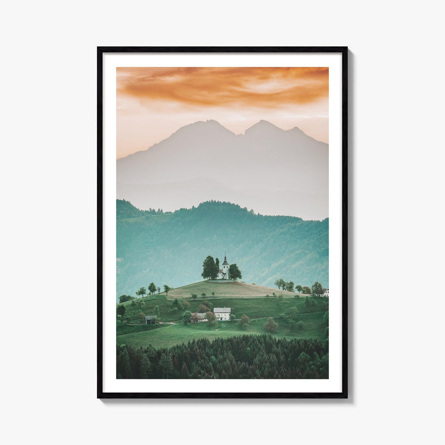 Saint Thomas no. 3 colorful photo poster of United States Virgin Islands – vertical wall art, unframed print shown in interio