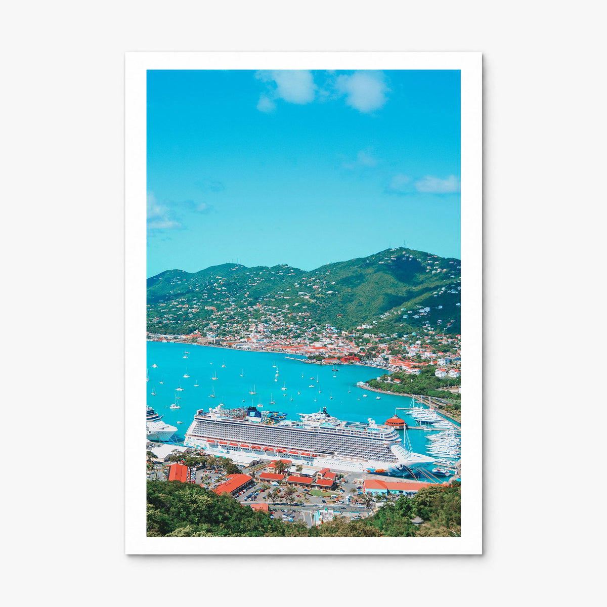 Saint Thomas Photo No 1 Poster, print only (unframed), white border