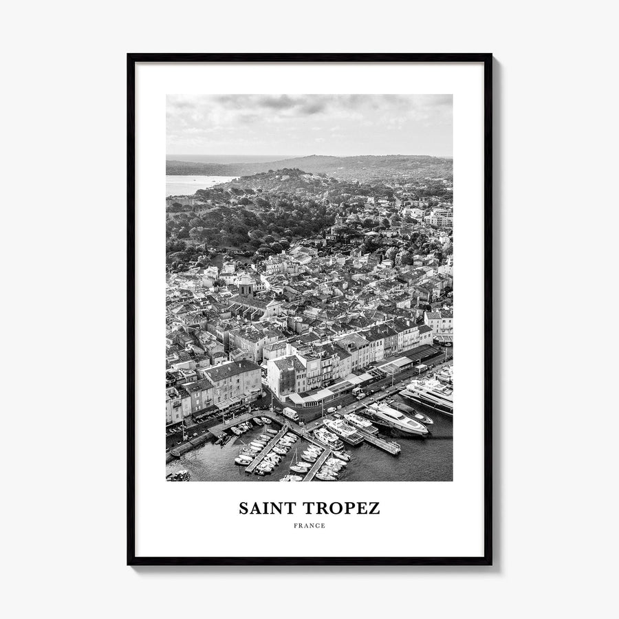 Saint-Tropez Classic Poster, framed poster mockup