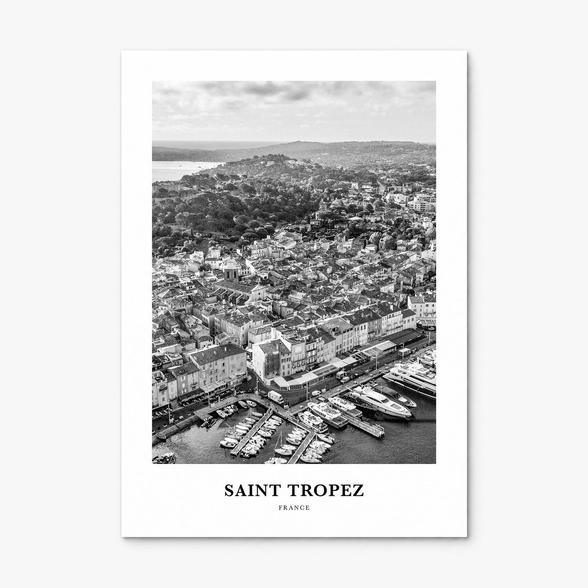 Saint-Tropez Classic Poster, print only (unframed)
