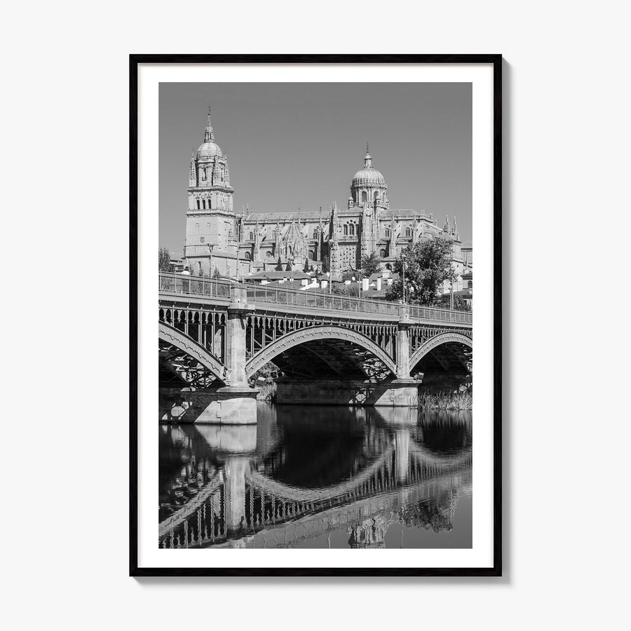 Salamanca Photo Poster, framed poster mockup, white border