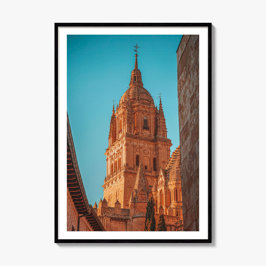 Salamanca Photo Poster, framed poster mockup, white border