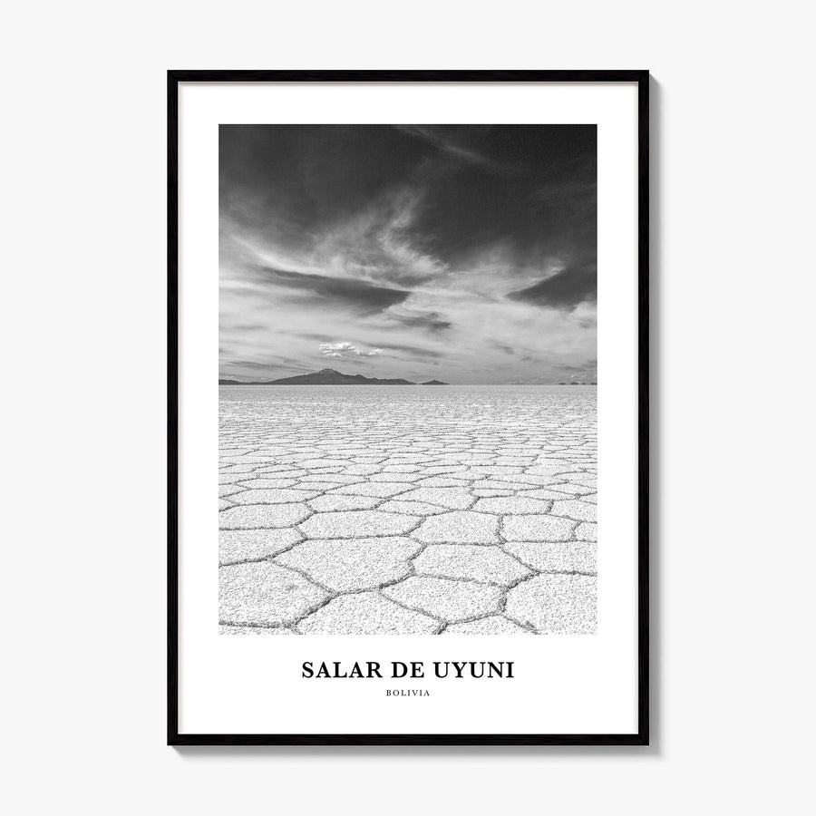 Salar de Uyuni Classic Poster, framed poster mockup