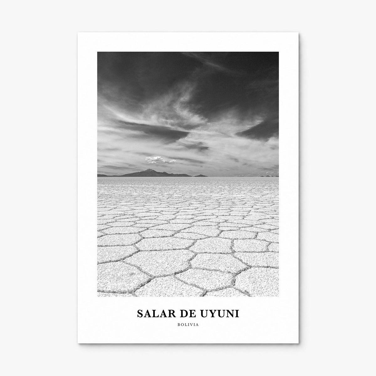 Salar de Uyuni Classic Poster, print only (unframed)