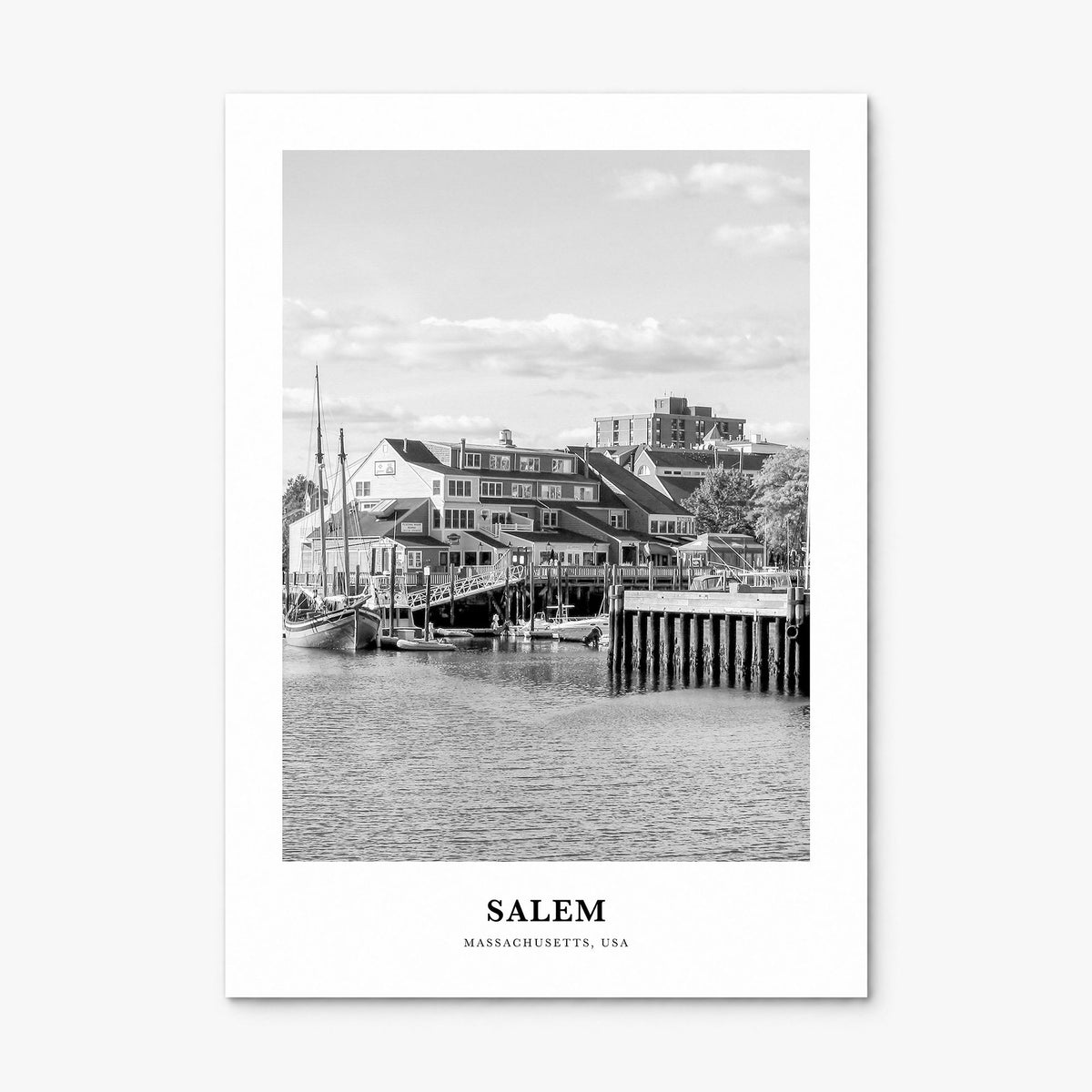 Salem, Massachusetts Classic Poster, print only (unframed)