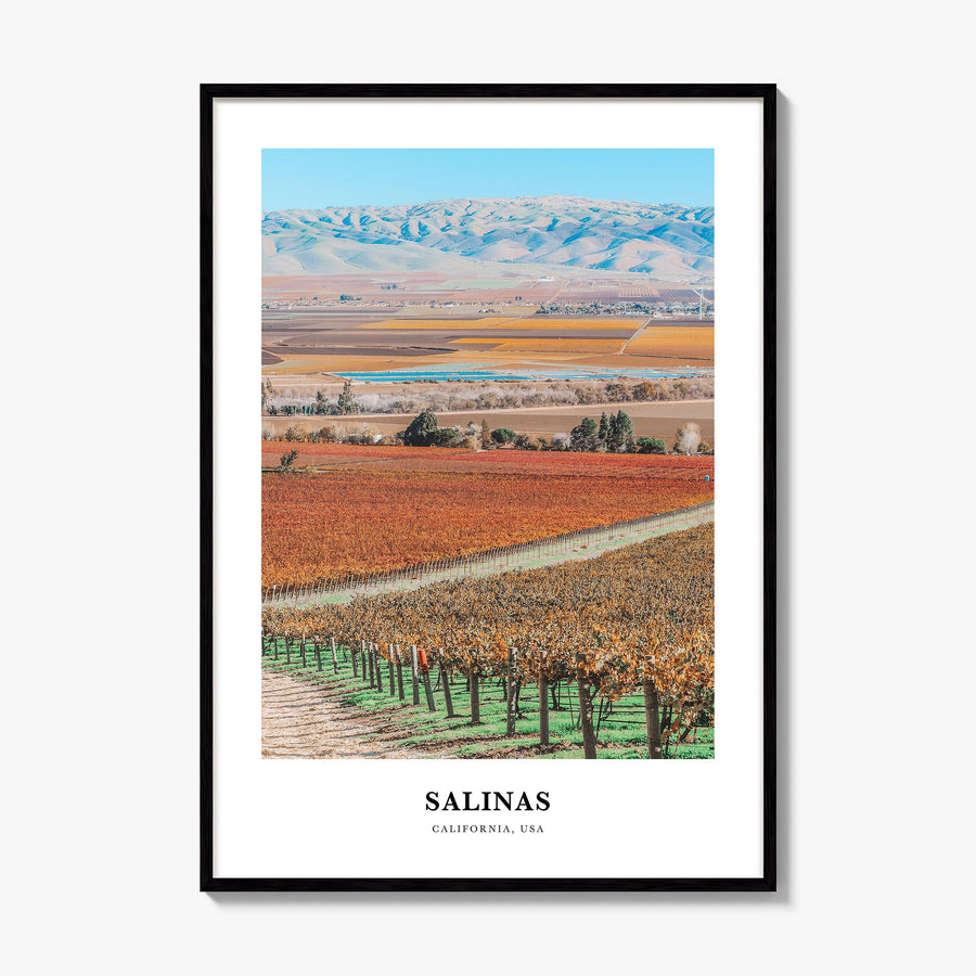 Salinas Classic Poster, framed poster mockup