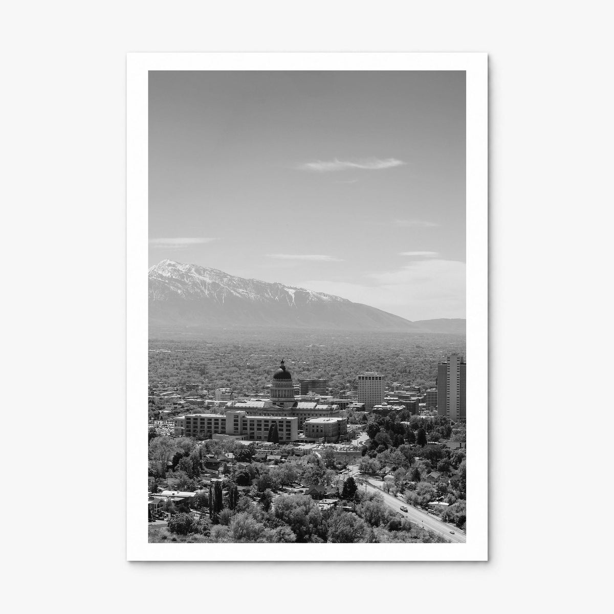 Salt Lake City Photo No 1 Poster, print only (unframed), white border
