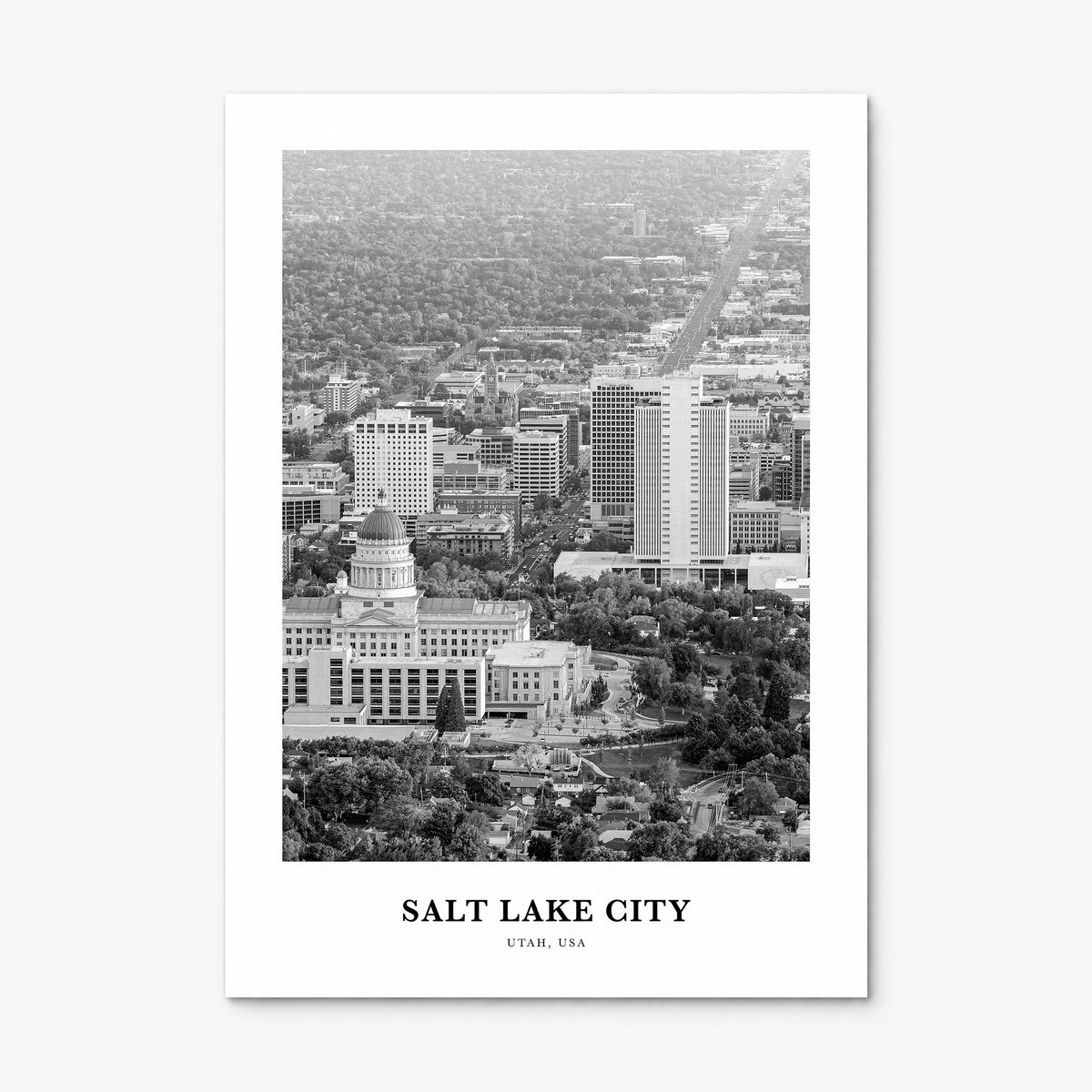 Salt Lake City Classic No 1 Poster, print only (unframed)