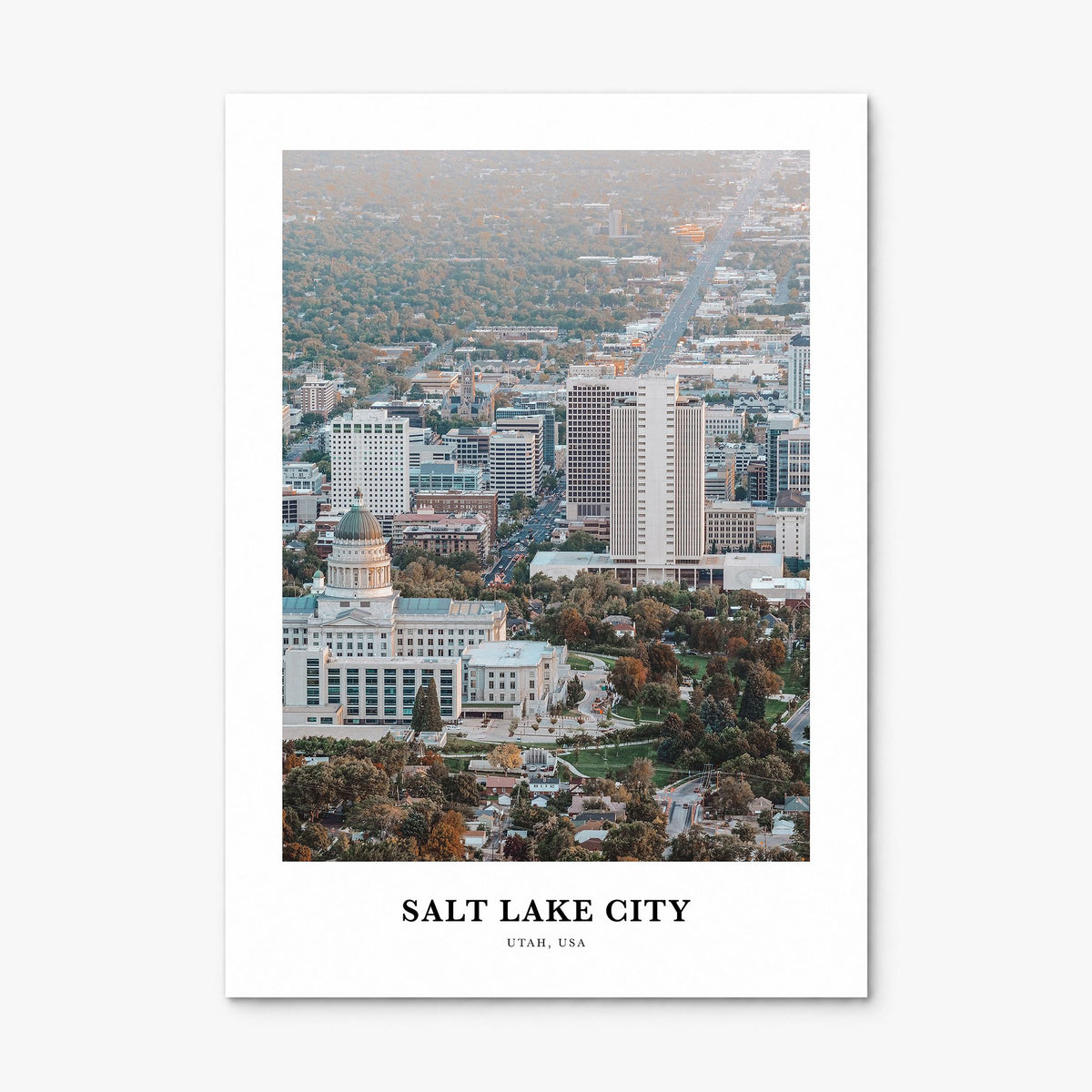 Salt Lake City Classic Poster, print only (unframed)