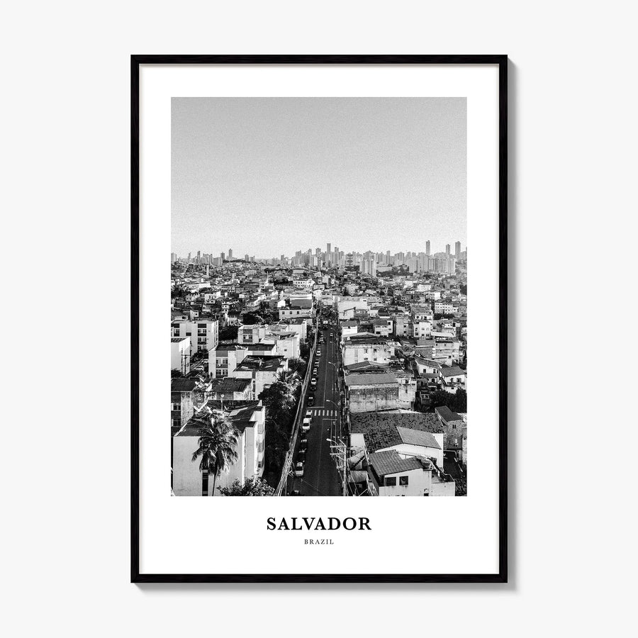 Salvador Classic Poster, framed poster mockup