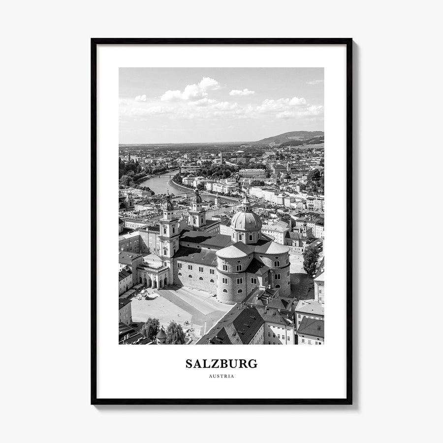 Salzburg Classic Poster, framed poster mockup