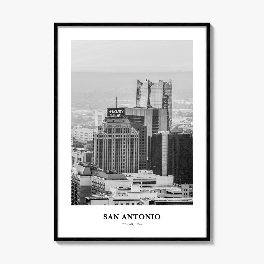 San Antonio Classic No 1 Poster, framed poster mockup