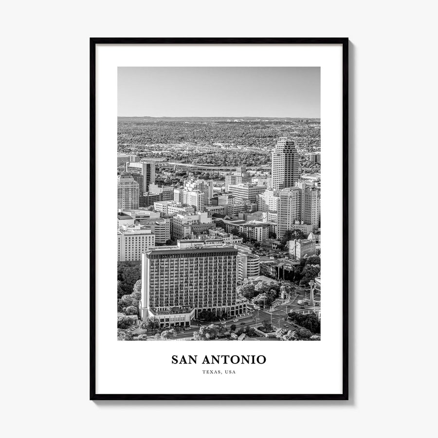San Antonio Classic No 2 Poster, framed poster mockup