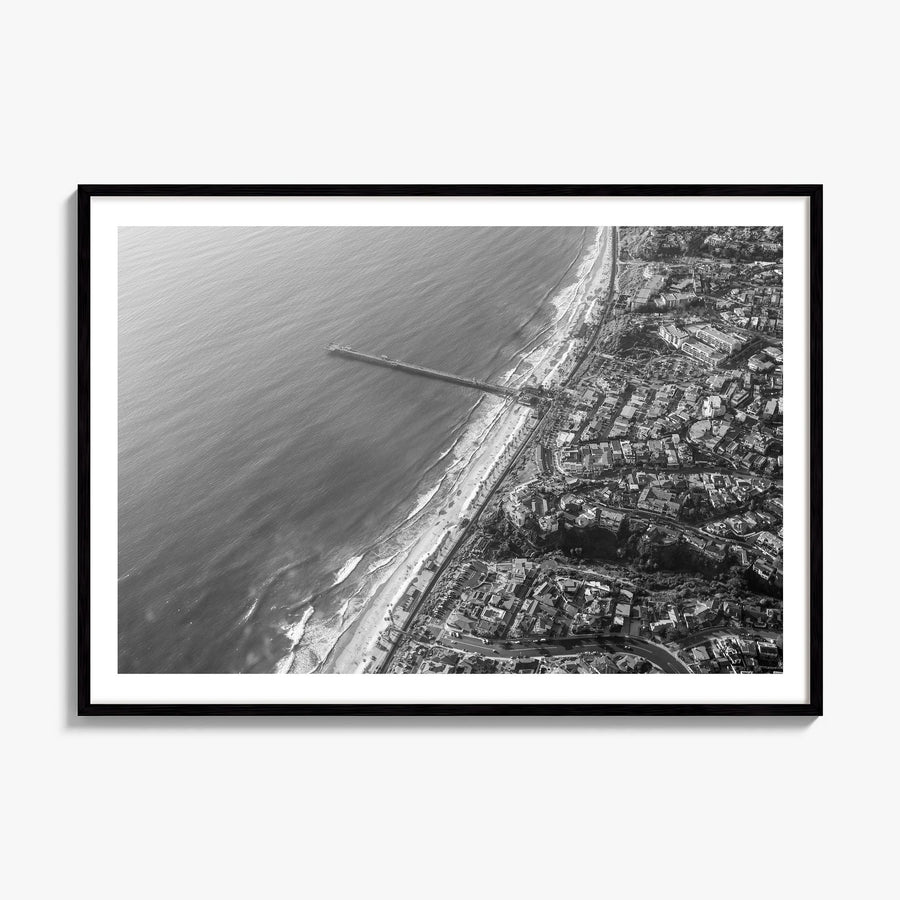 San Clemente Photo Poster, framed poster mockup, white border
