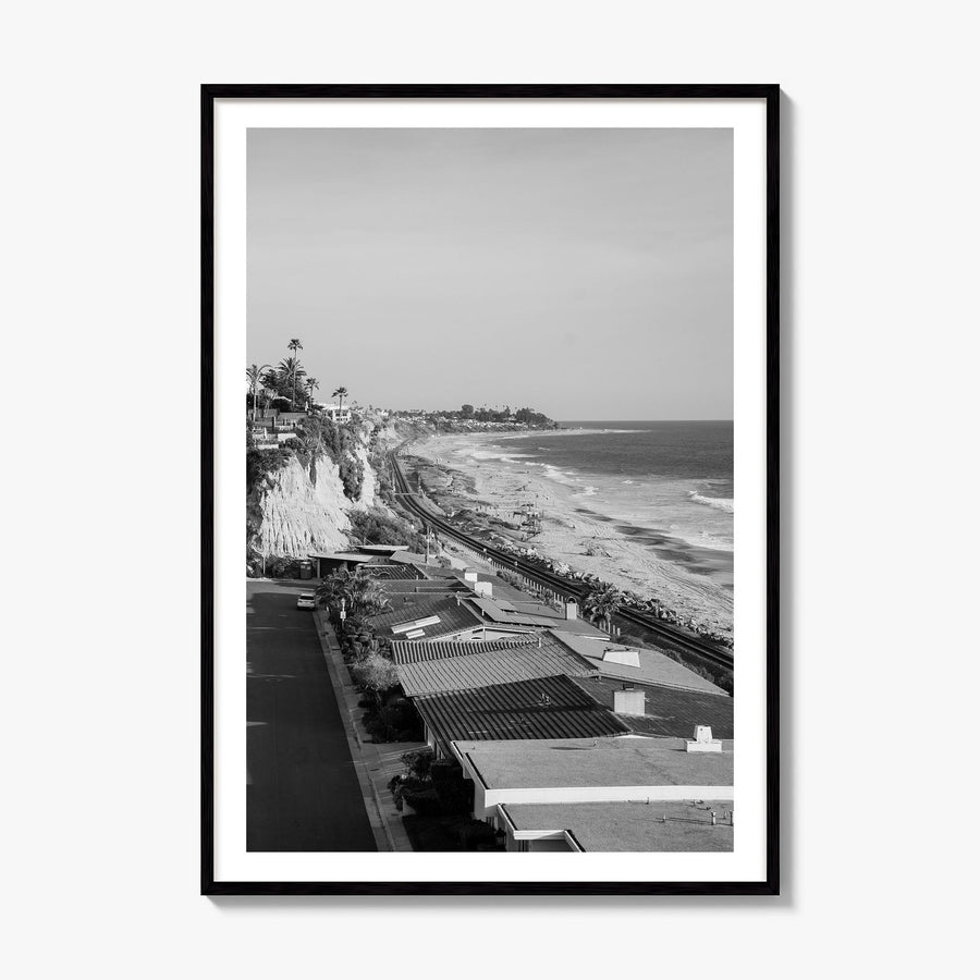 San Clemente Photo Poster, framed poster mockup, white border