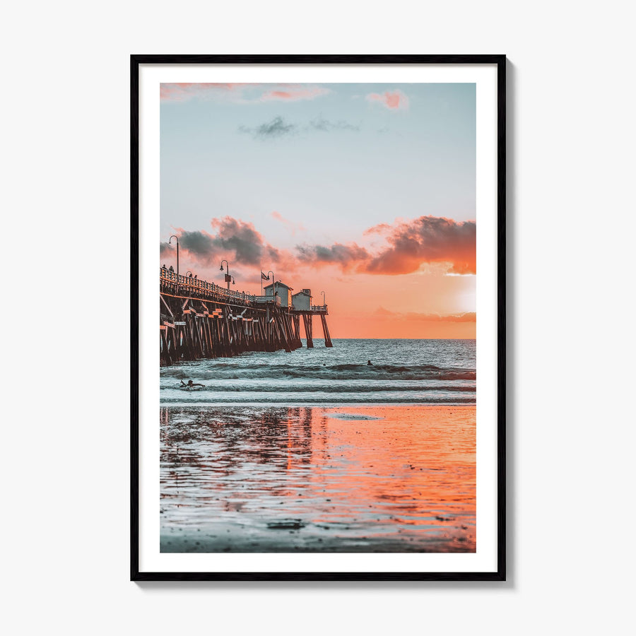 San Clemente Photo No 2 Poster, framed poster mockup, white border