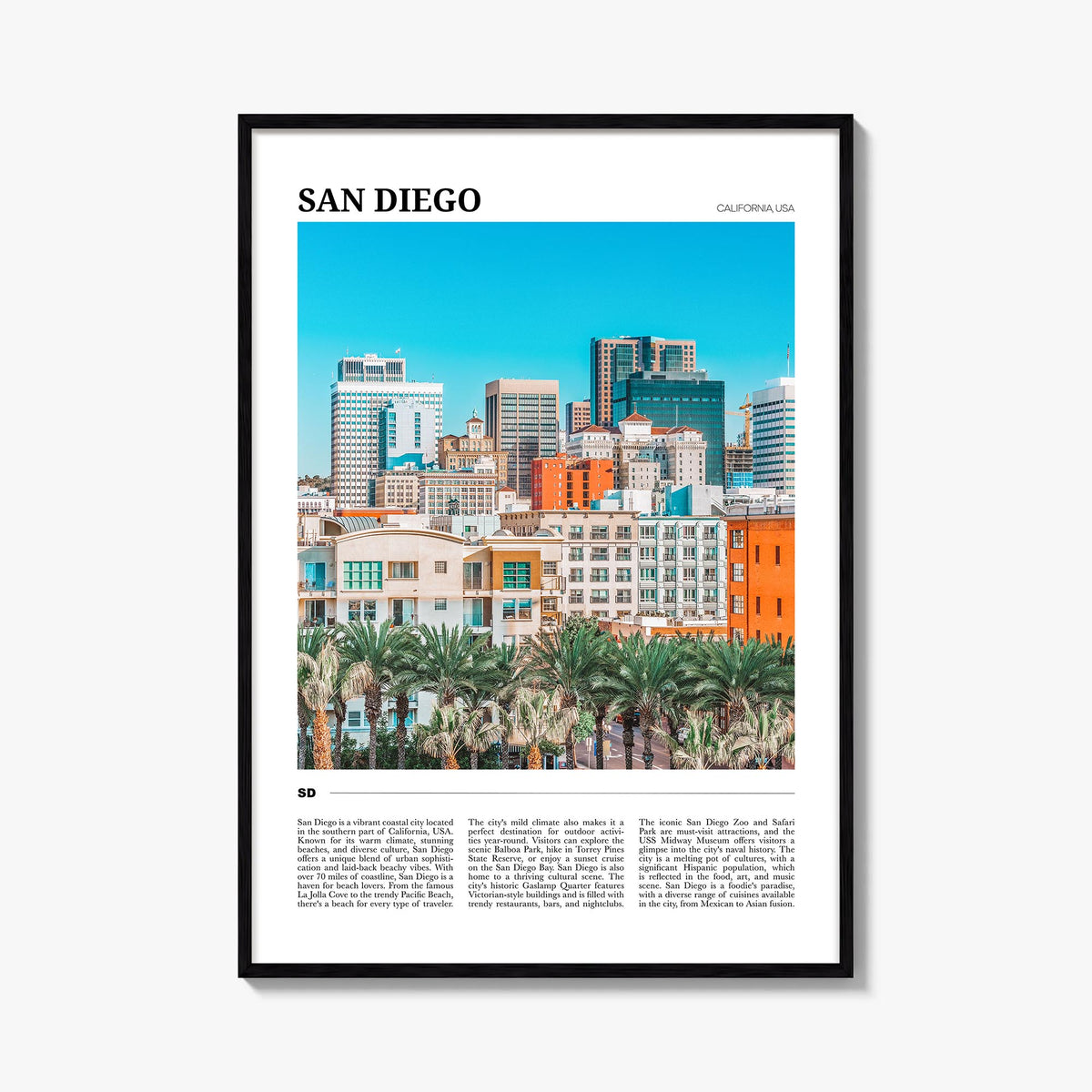 San Diego Travel No 2 Poster