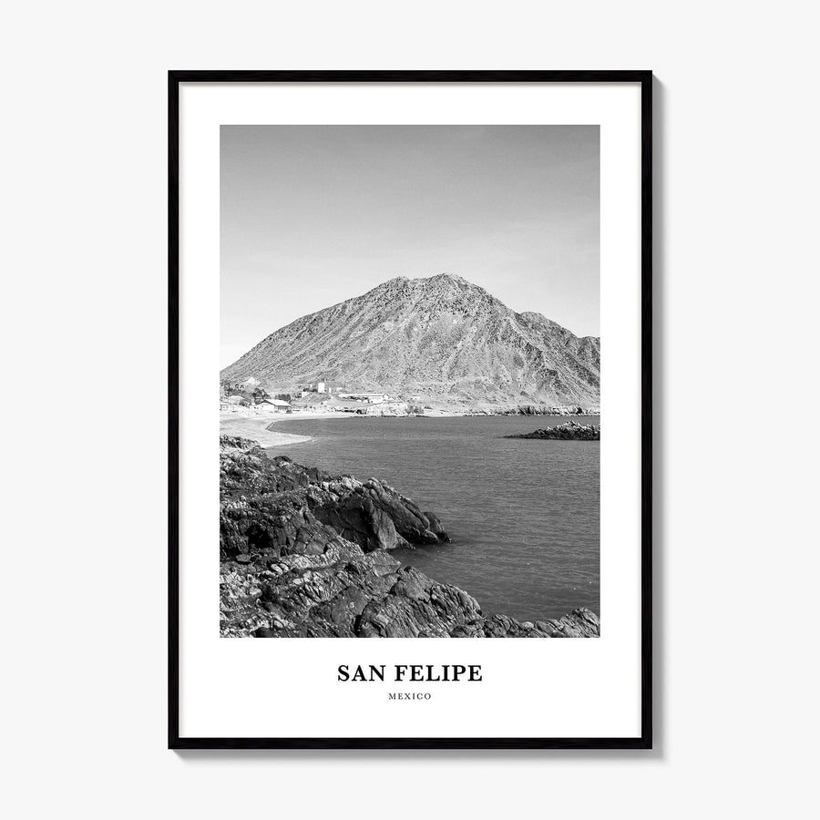 San Felipe Classic Poster, framed poster mockup