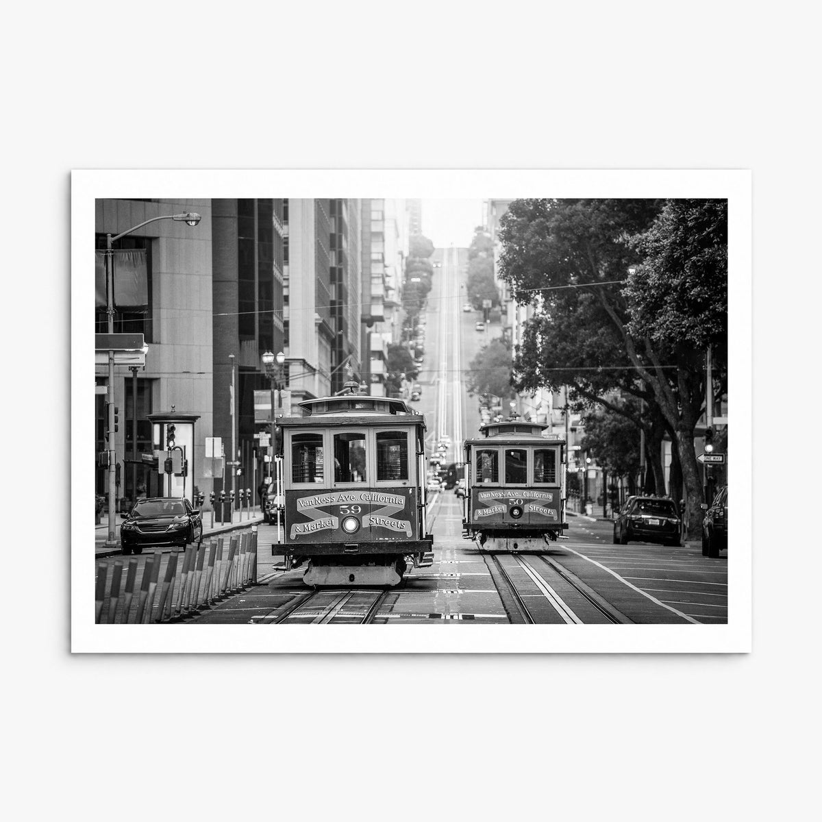 San Francisco Photo No 2 Poster, print only (unframed), white border