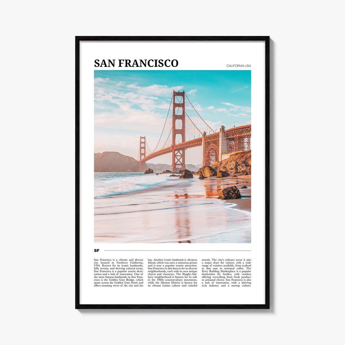 San Francisco Travel No 3 Poster