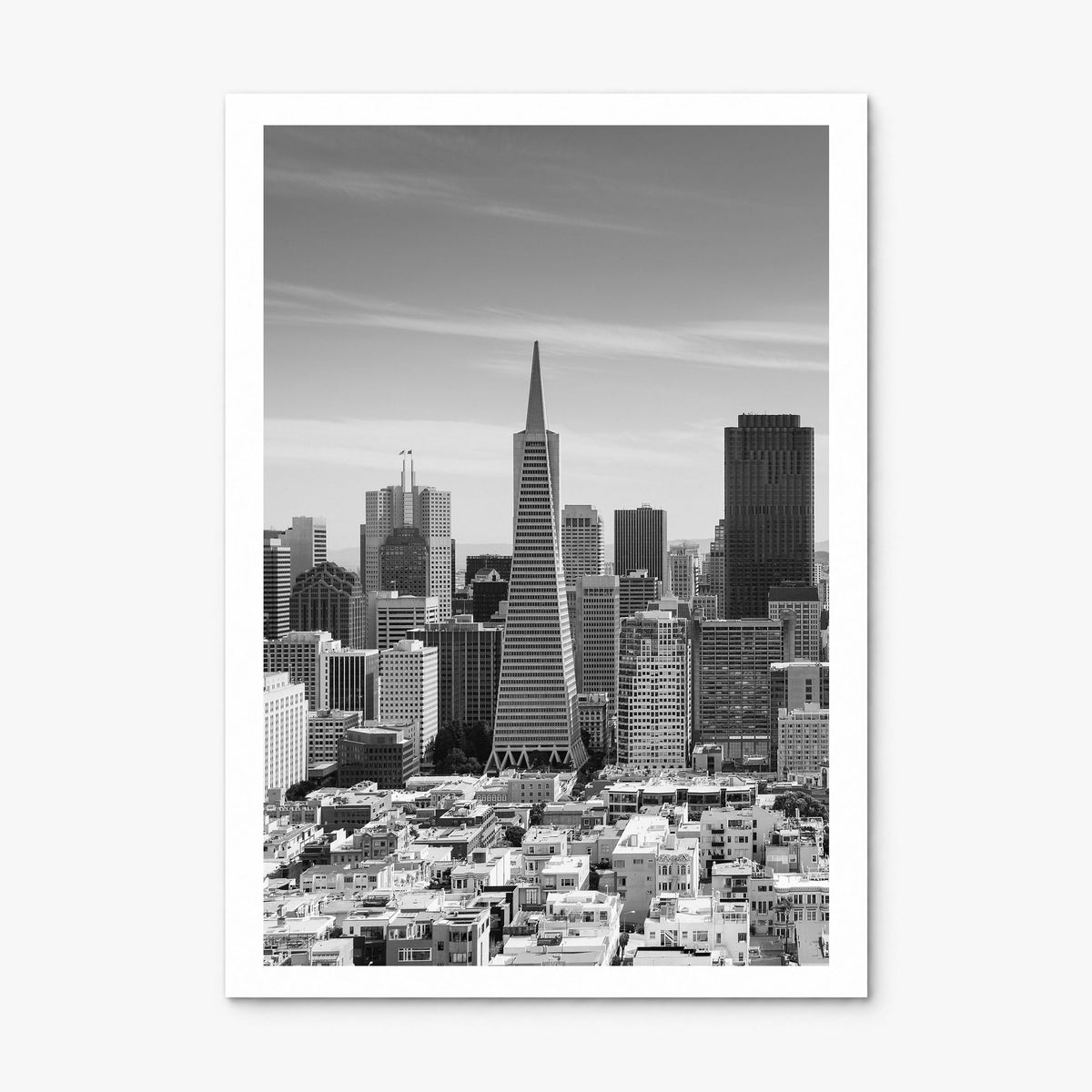San Francisco Photo No 2 Poster, print only (unframed), white border