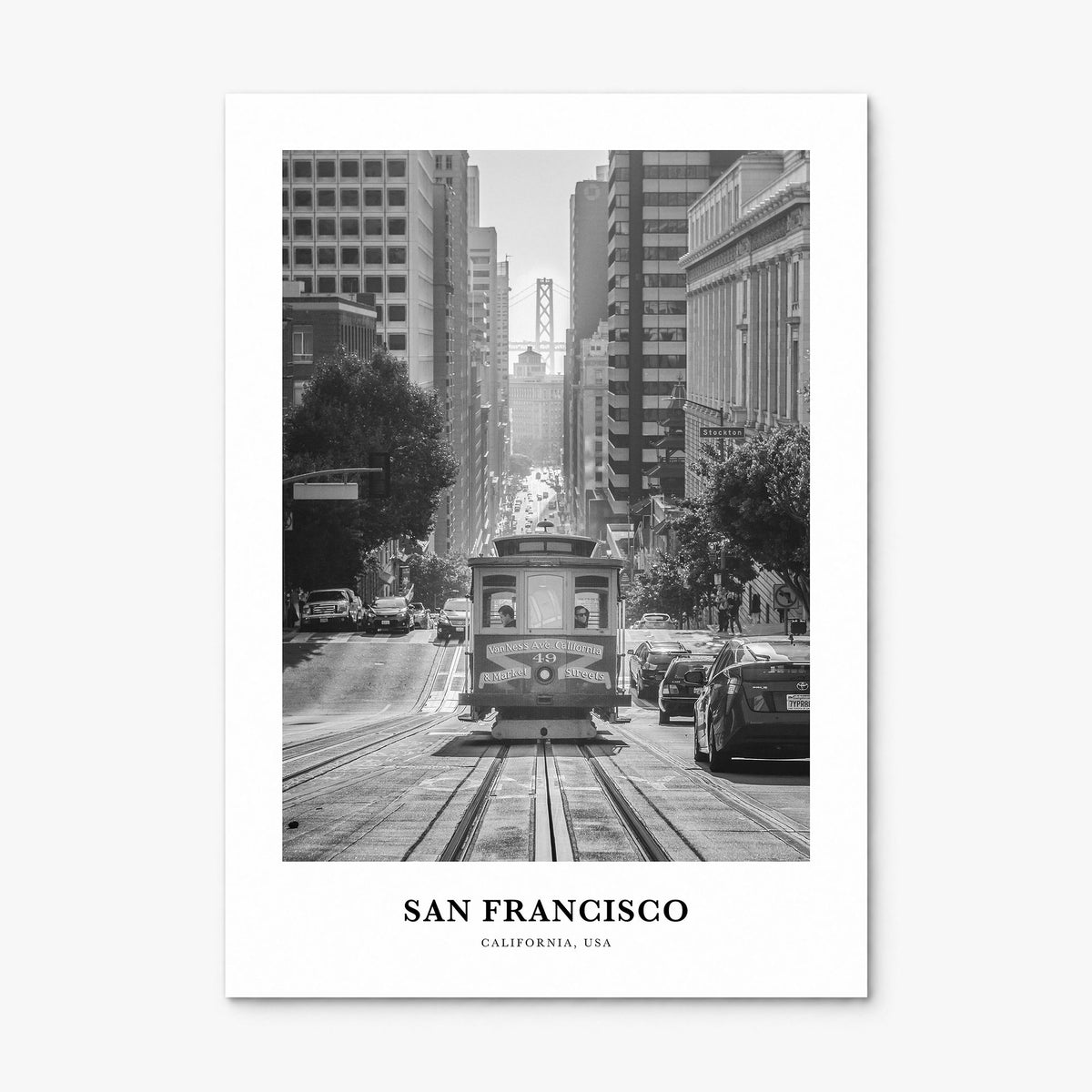 San Francisco Classic No 4 Poster, print only (unframed)