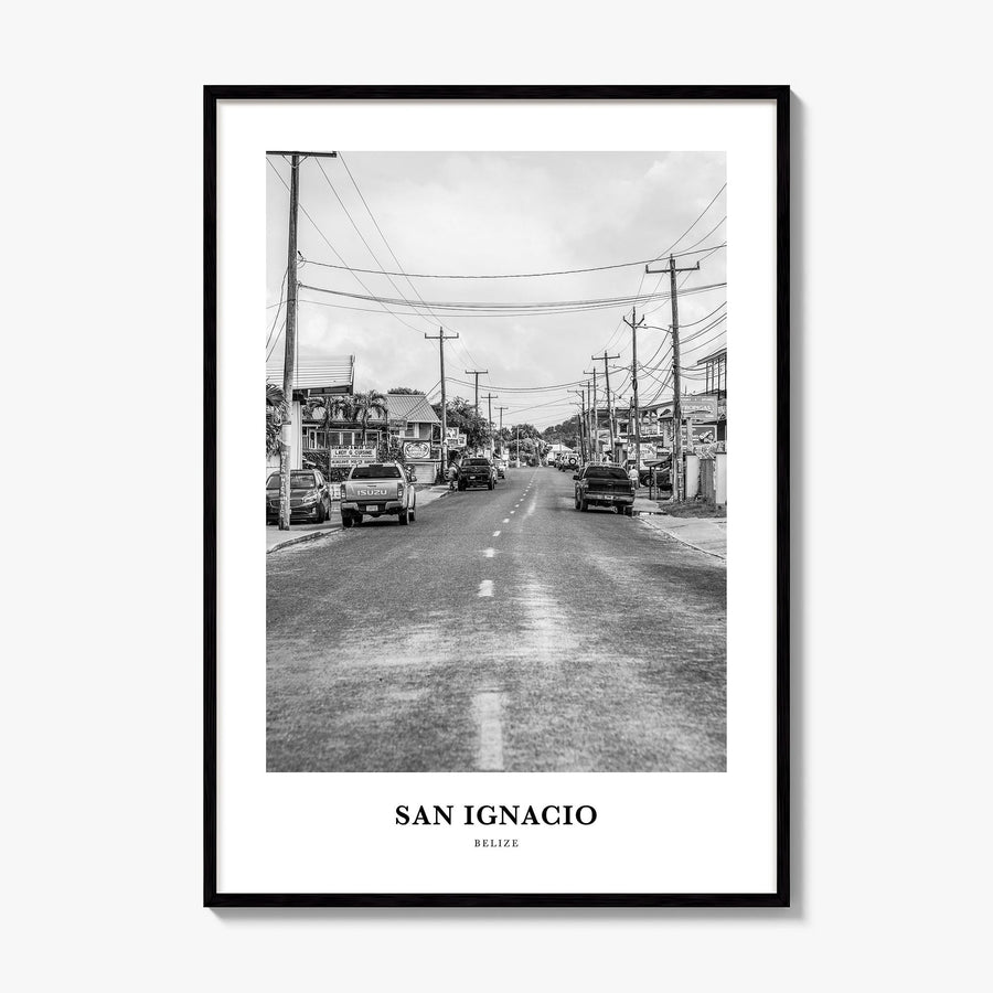 San Ignacio Classic Poster, framed poster mockup