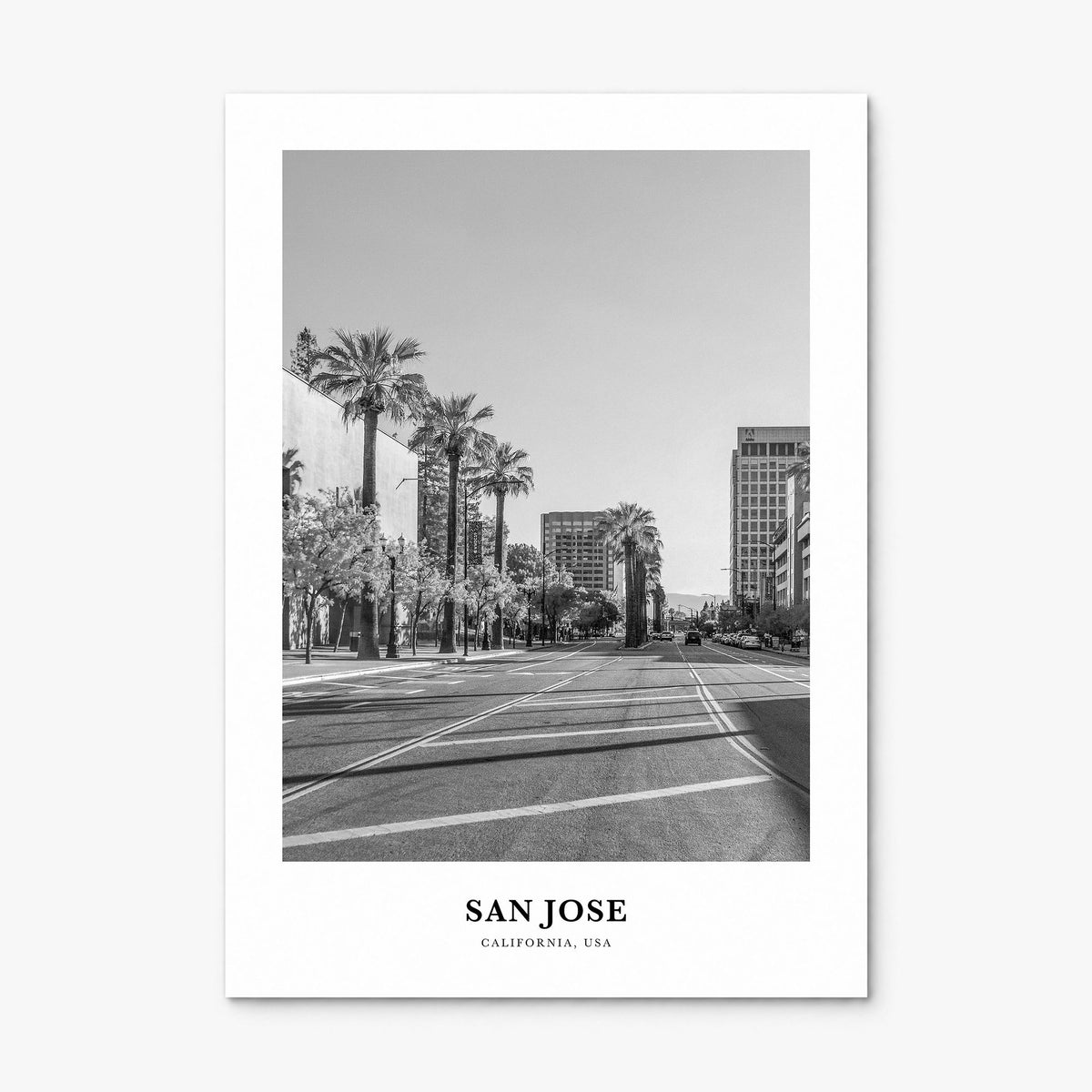 San Jose, California Classic No 1 Poster, print only (unframed)
