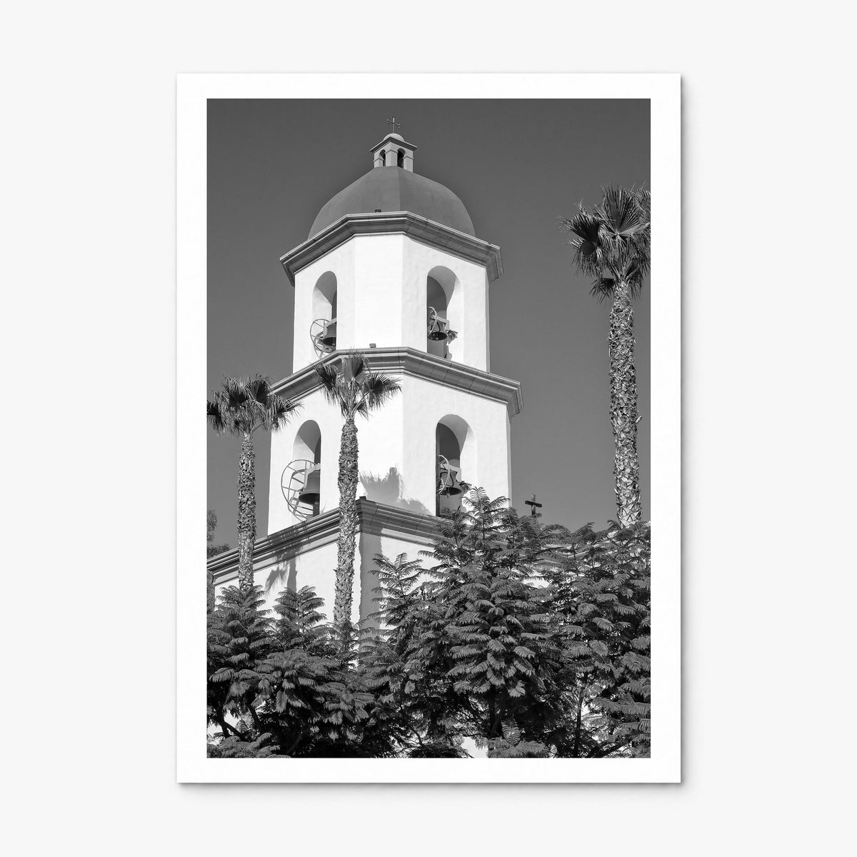 San Juan Capistrano Photo Poster, print only (unframed), white border