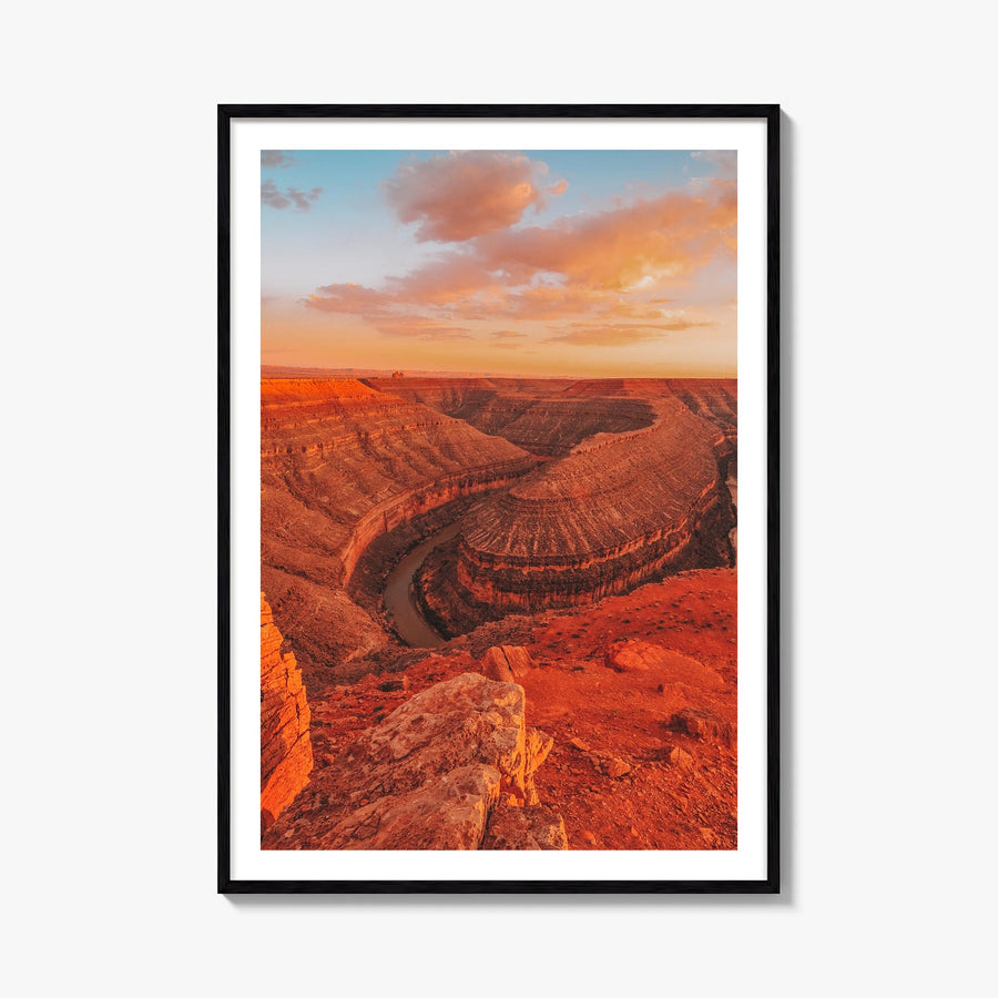 San Juan no. 3 colorful photo poster of Puerto Rico – vertical wall art, unframed print shown in interior mockup