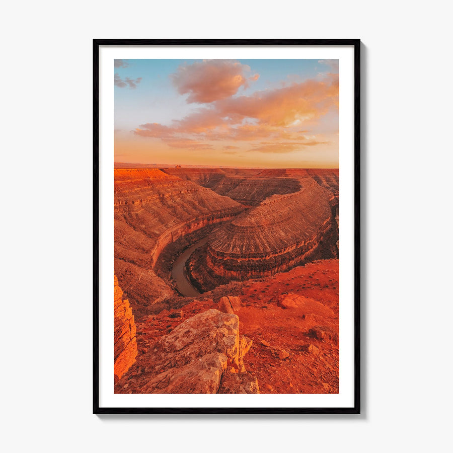 San Juan Photo No 3 Poster, framed poster mockup, white border