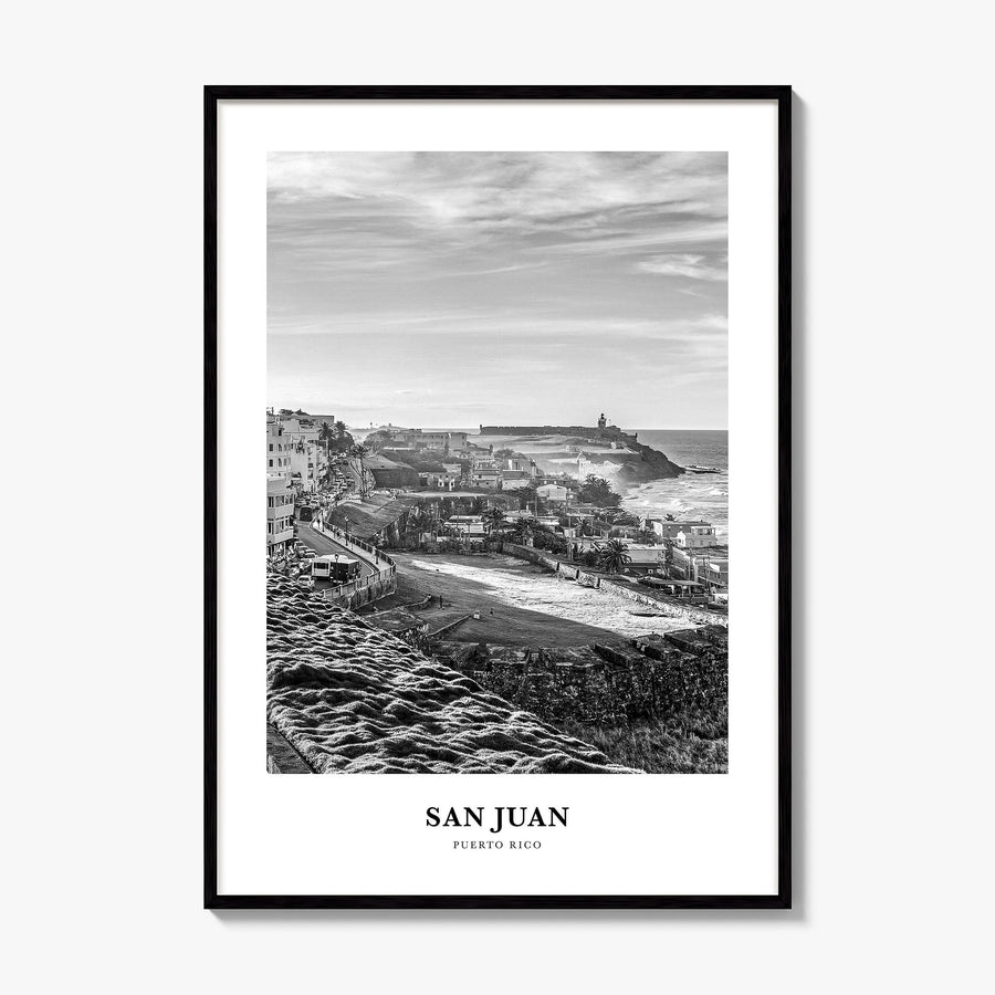 San Juan Classic Poster, framed poster mockup