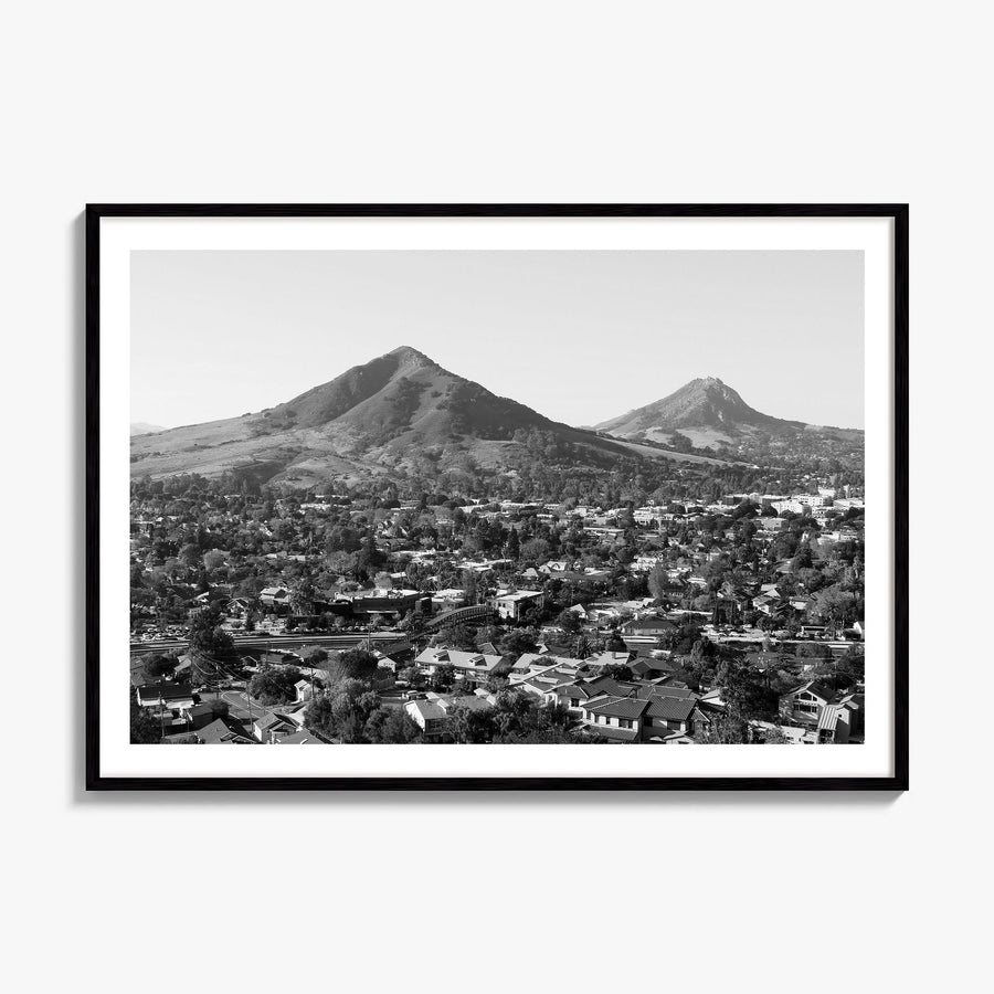 San Luis Obispo Photo Poster, framed poster mockup, white border