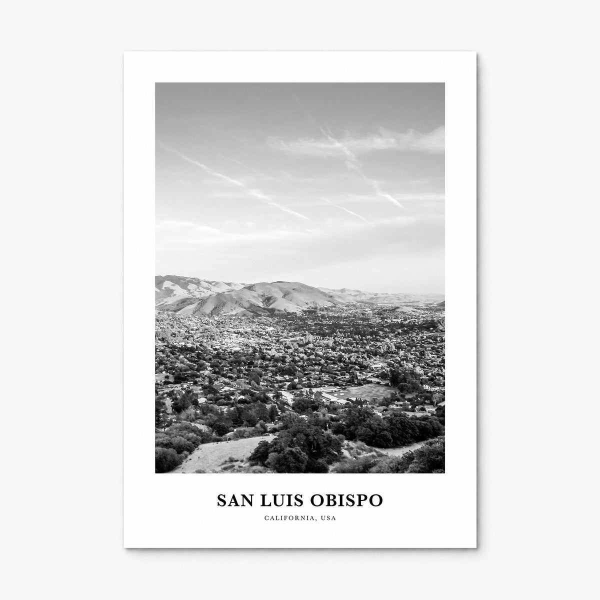 San Luis Obispo Classic Poster, print only (unframed)
