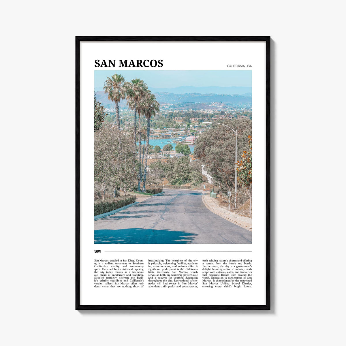 San Marcos Travel No 1 Poster