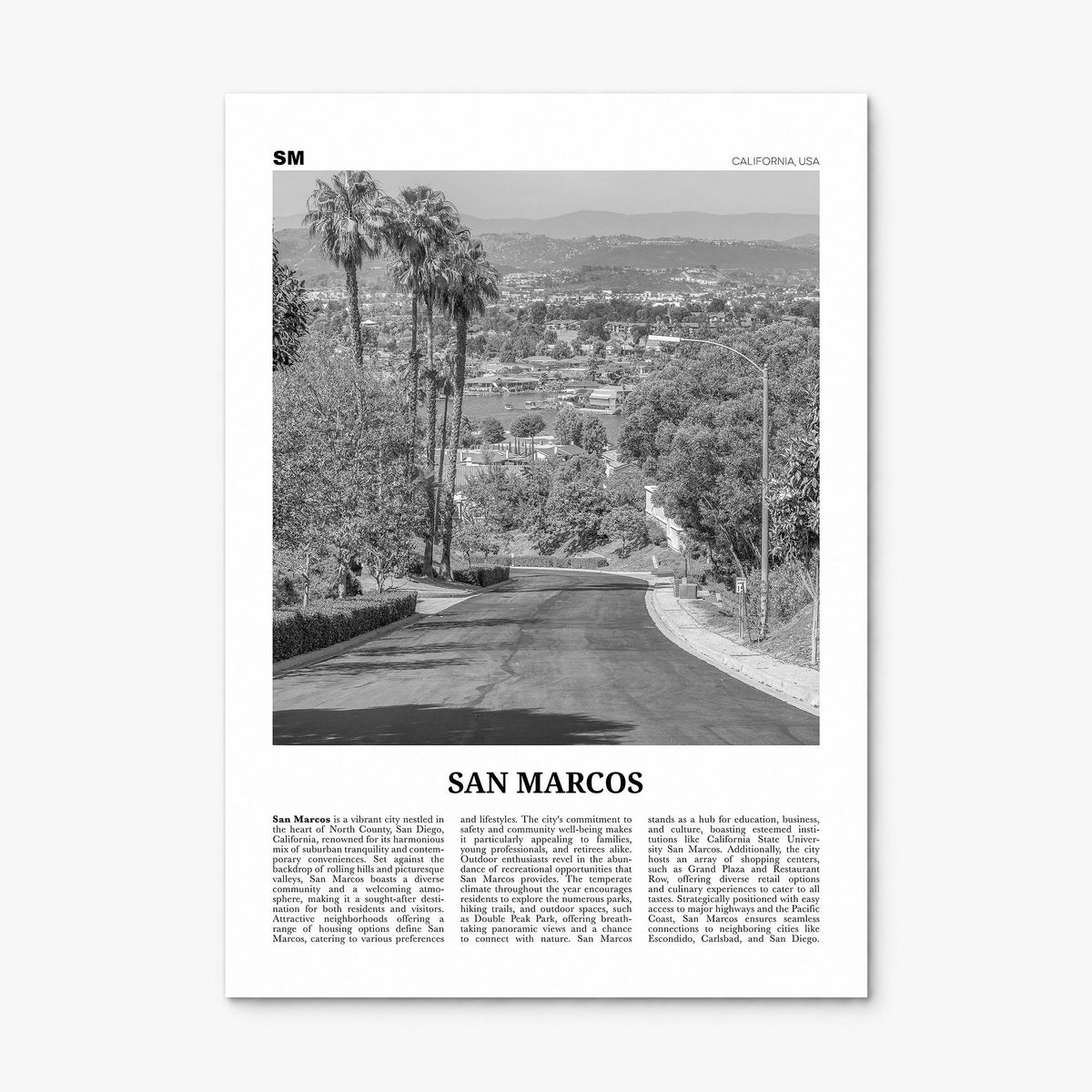 San Marcos Newspaper No 2 Poster, print only (unframed)