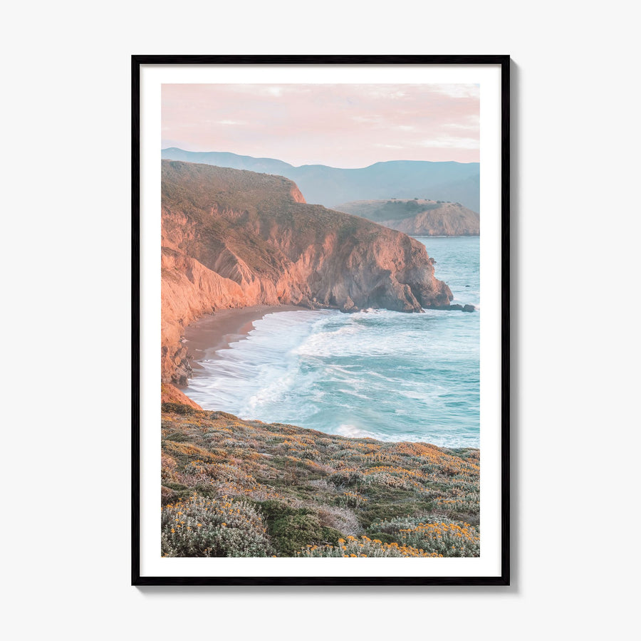 San Mateo Photo Poster, framed poster mockup, white border