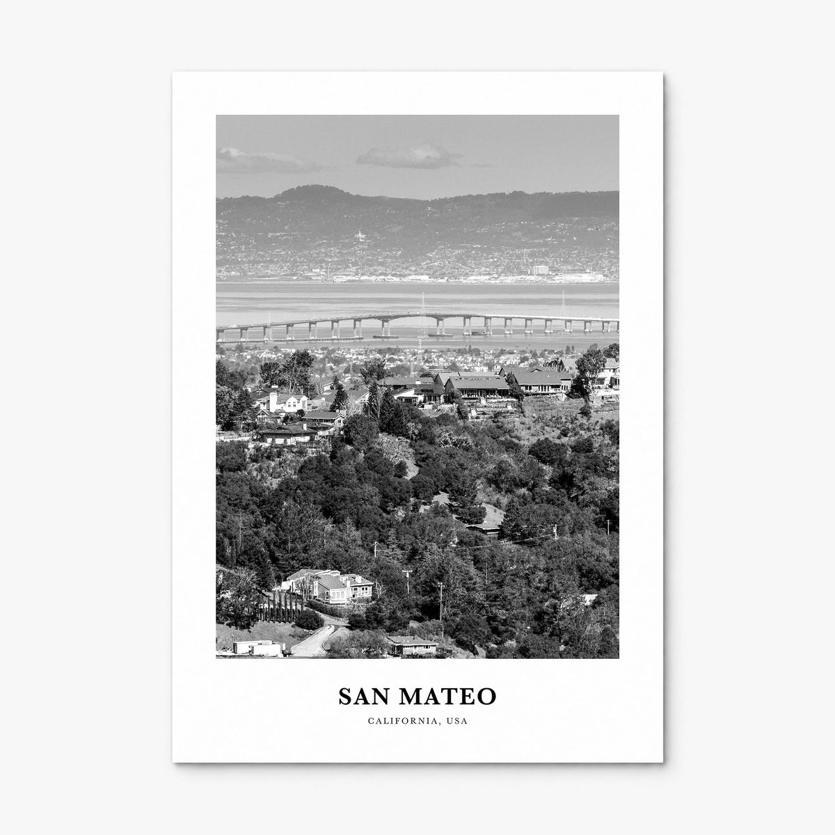 San Mateo Classic Poster, print only (unframed)