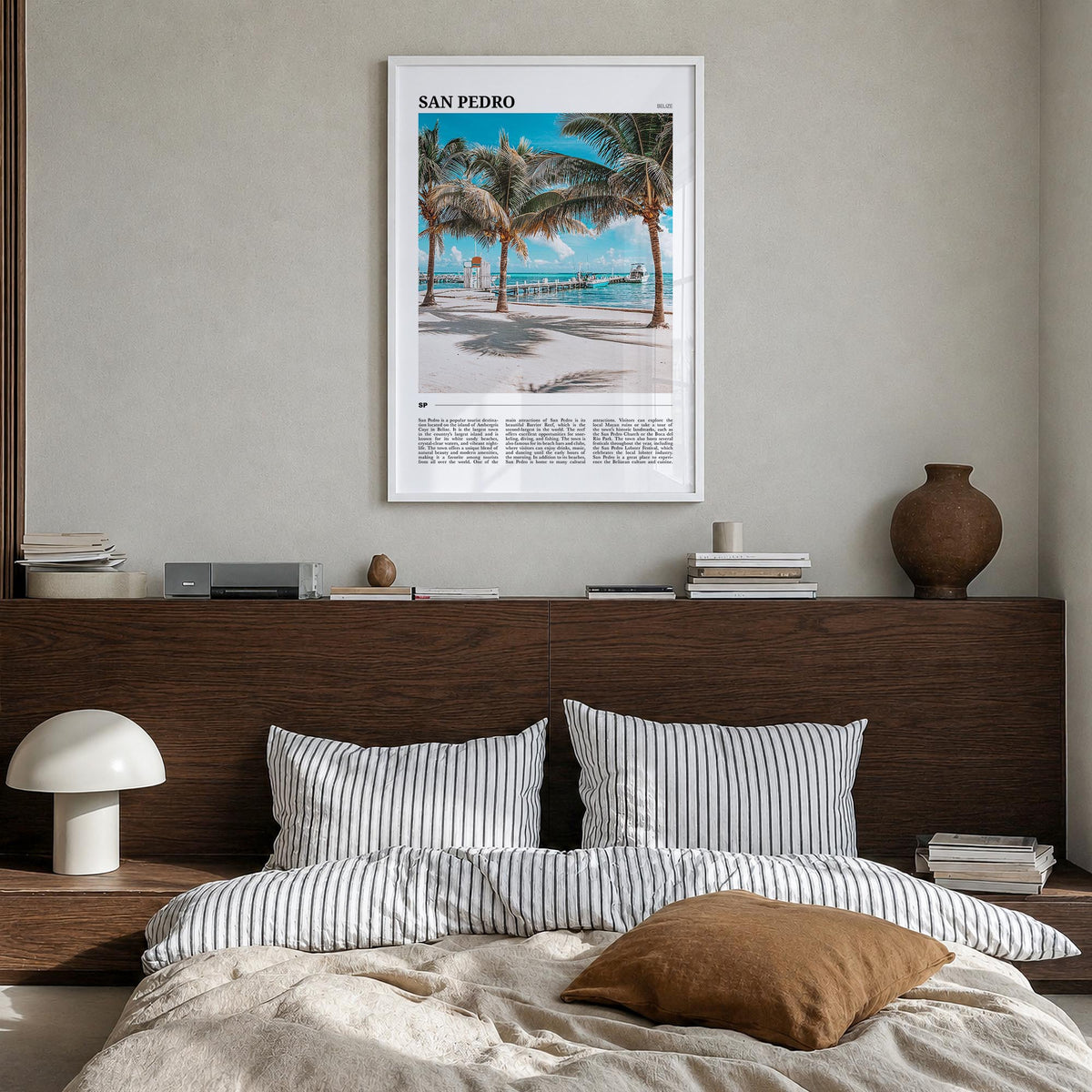 San Pedro, Belize Travel Poster